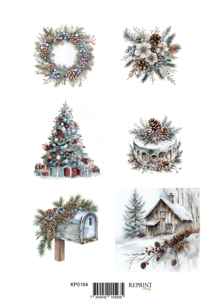 Christmas A4 Coutouts - Reprint