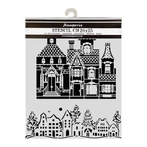 Christmas House, Schablone - Stamperia
