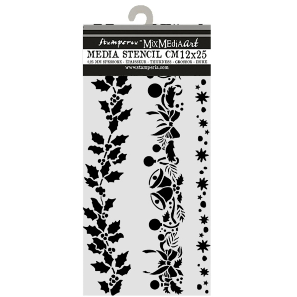 Christmas Borders, Schablone - Stamperia