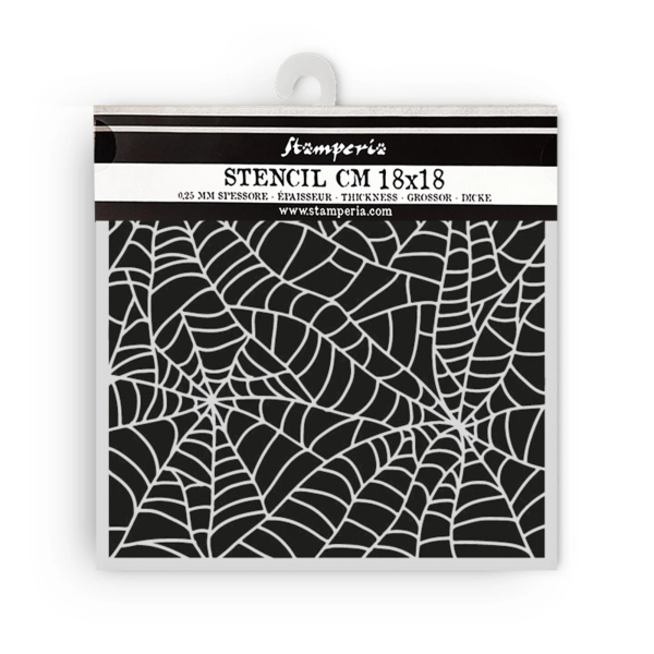Whispering Woods - Spider Pattern, Schablone - Stamperia