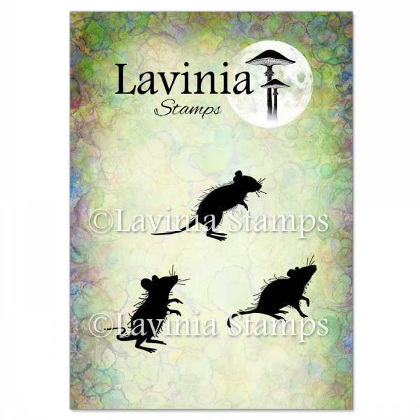Three Woodland Mice, Clearstamp - Lavinia Stamps