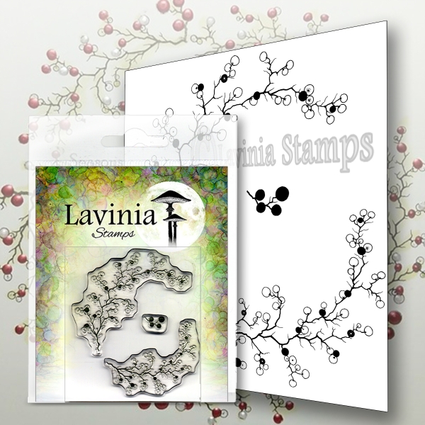 Berry Wreath, Clearstamp - Lavinia Stamps