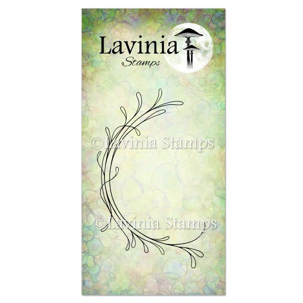 Wreath Flourish Left, Clearstamp - Lavinia Stamps