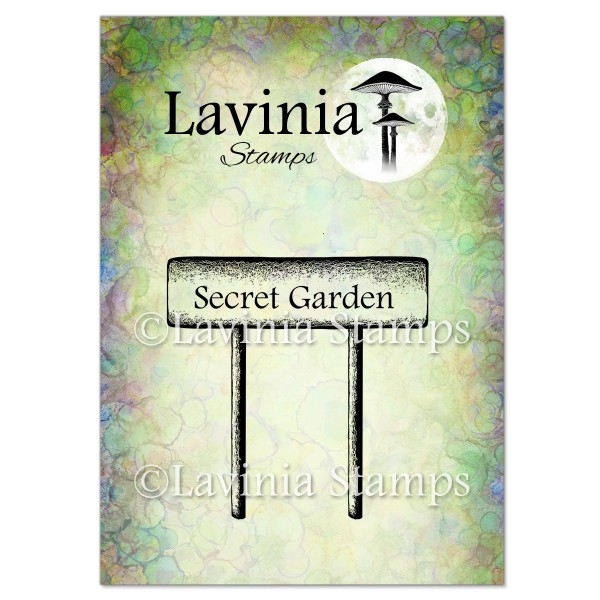 Secret Garden Sign, Clearstamp - Lavinia Stamps