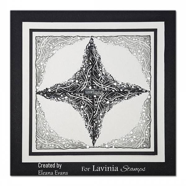 River Root Corner Small, Clearstamp - Lavinia Stamps