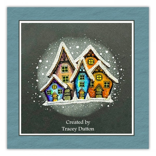 Woodland Cottages, Clearstamp - Lavinia Stamps