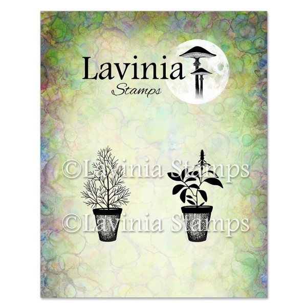 Dill & Sage Pots, Clearstamp - Lavinia Stamps