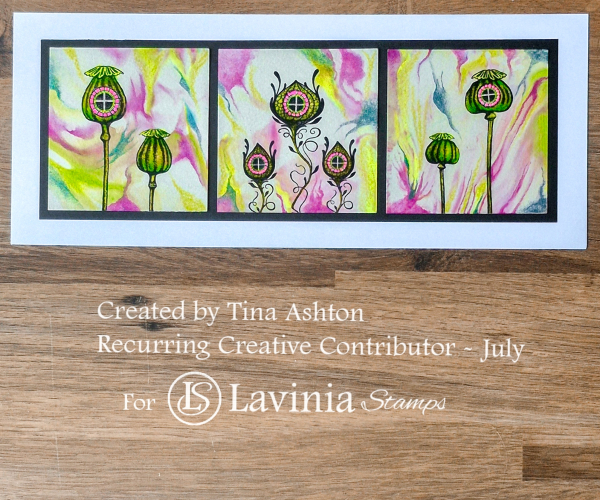 Poppy Dwelling, Clearstamp - Lavinia Stamps