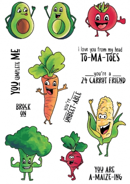 Veggie Pals, Clearstamp - LDRS Creative