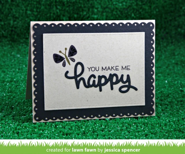 Scripty Happy, Stanze - Lawn Fawn