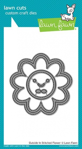 Outiside Stitched Flower, Stanze - Lawn Fawn
