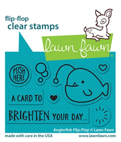 Anglerfish Flip-Flop, Clearstamp - Lawn Fawn