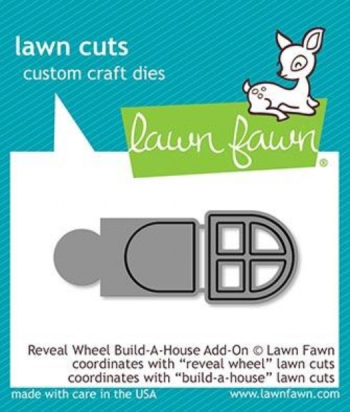 Reveal Wheel Build-A-House Add-On, Stanze - Lawn Fawn
