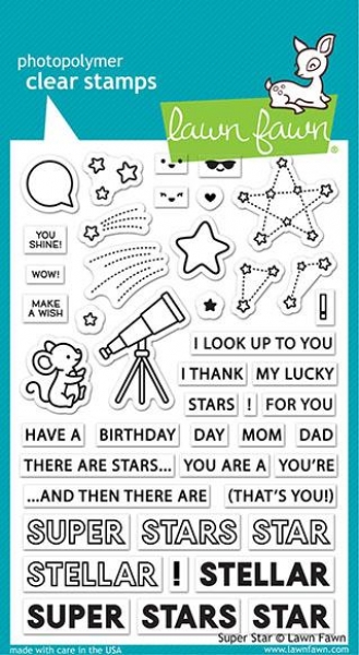 Super Star, Clearstamp - Lawn Fawn