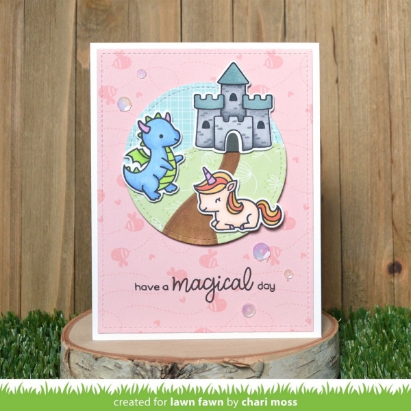 Little Dragon, Clearstamp - Lawn Fawn