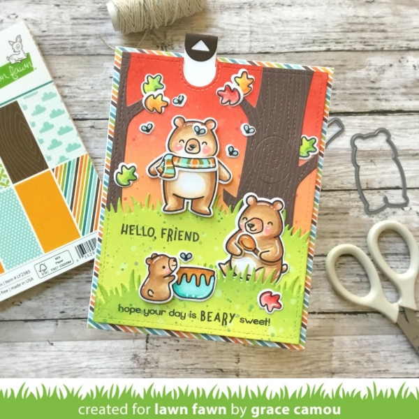 Waving Pull Tab Starter Set, Stanze - Lawn Fawn