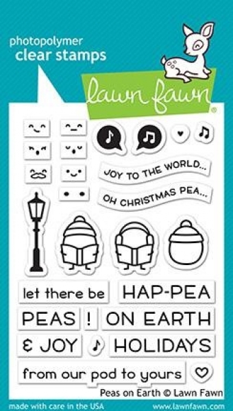 Peas on Earth, Clearstamp - Lawn Fawn