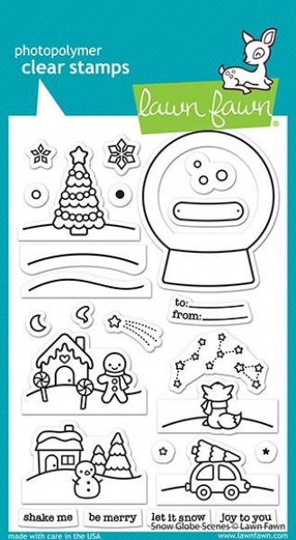 Snow Globe Scenes, Clearstamp - Lawn Fawn
