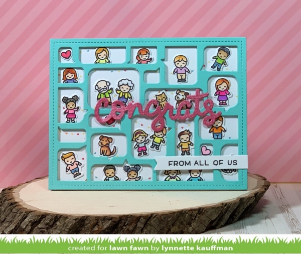Tiny Friends, Clearstamp - Lawn Fawn