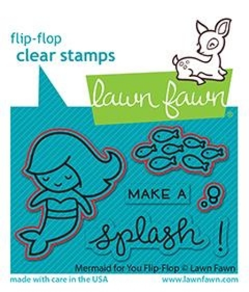 Mermaid for You Flip-Flop, Stanze - Lawn Fawn
