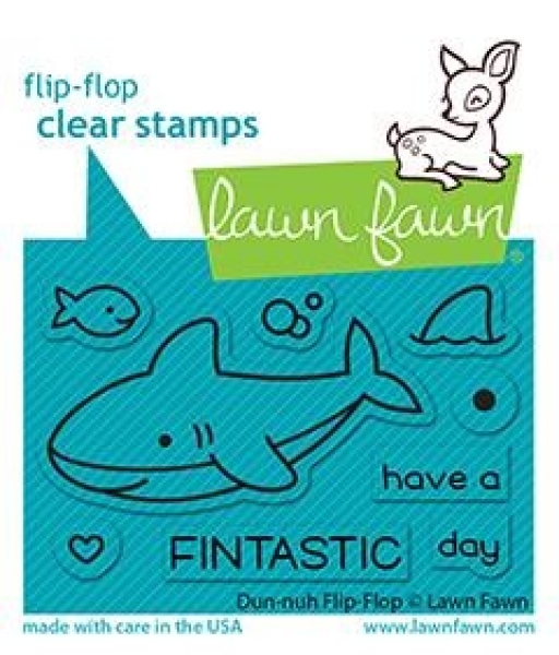 Duh Nuh Flip-Flop, Clearstamp - Lawn Fawn