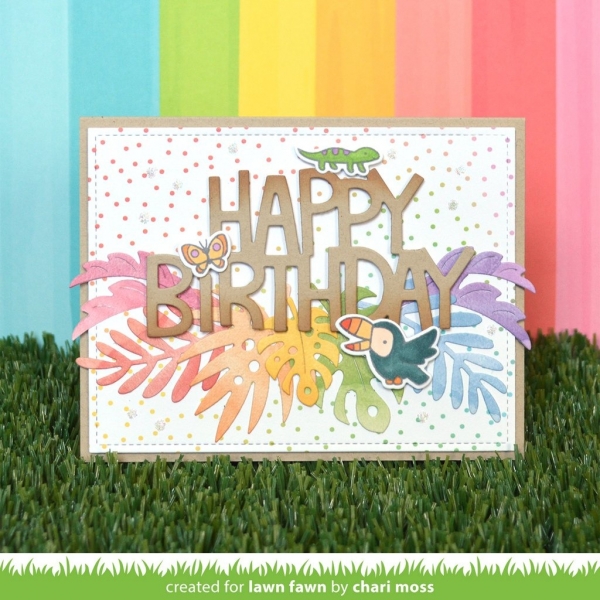 Giant Happy Birthday To You, Stanze - Lawn Fawn