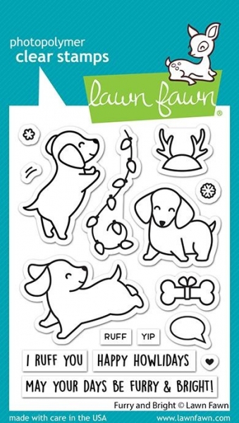 Furry and Bright, Clearstamp - Lawn Fawn