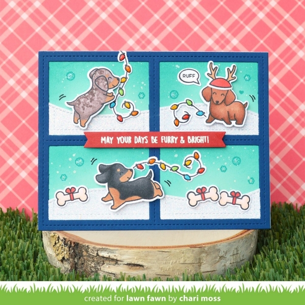 Furry and Bright, Clearstamp - Lawn Fawn