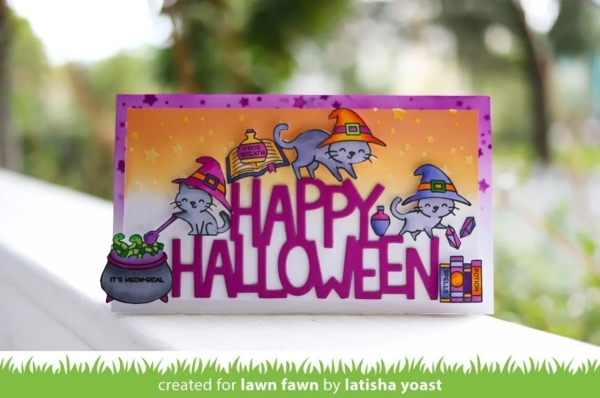 Giant Happy Halloween, Stanze - Lawn Fawn