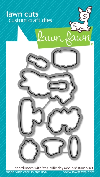 Tea-rrific Day Add-On, Stanze - Lawn Fawn