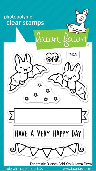 Fangtastic Friends Add-on, Clearstamp - Lawn Fawn