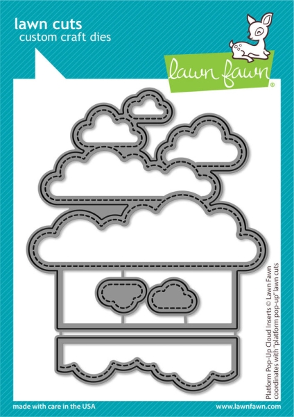 Platform Pop-Up Cloud Inserts, Stanze - Lawn Fawn