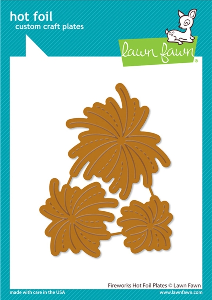 Fireworks, Hot Foil Plate - Lawn Fawn