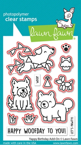 Yappy Birthday Add-On, Stanze - Lawn Fawn