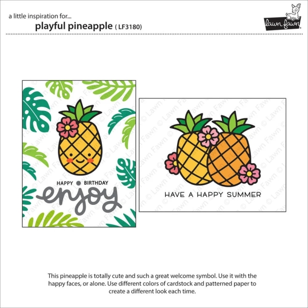 Playful Pineapple, Stanze - Lawn Fawn