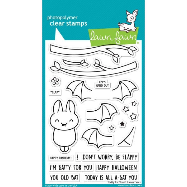 Batty For You, Clearstamp - Lawn Fawn