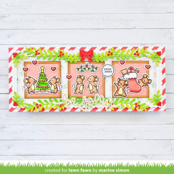 Christmas Before'n Afters, Clearstamp - Lawn Fawn