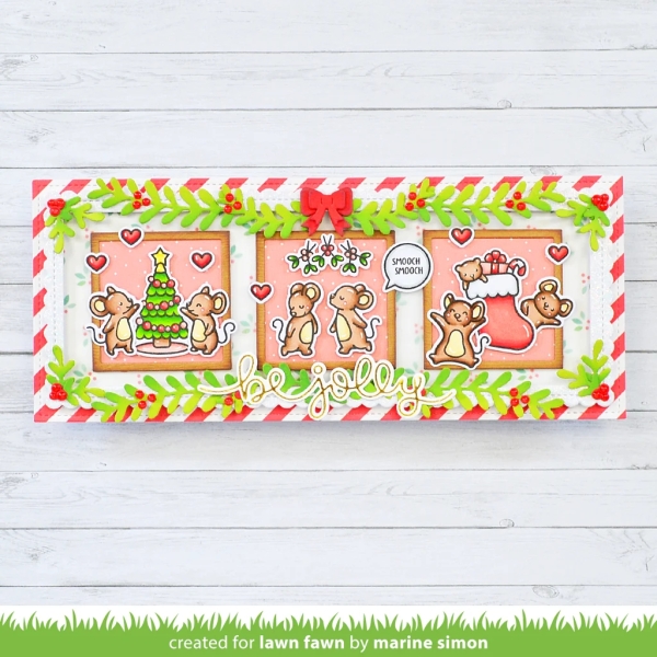 Christmas Before'n Afters, Clearstamp - Lawn Fawn