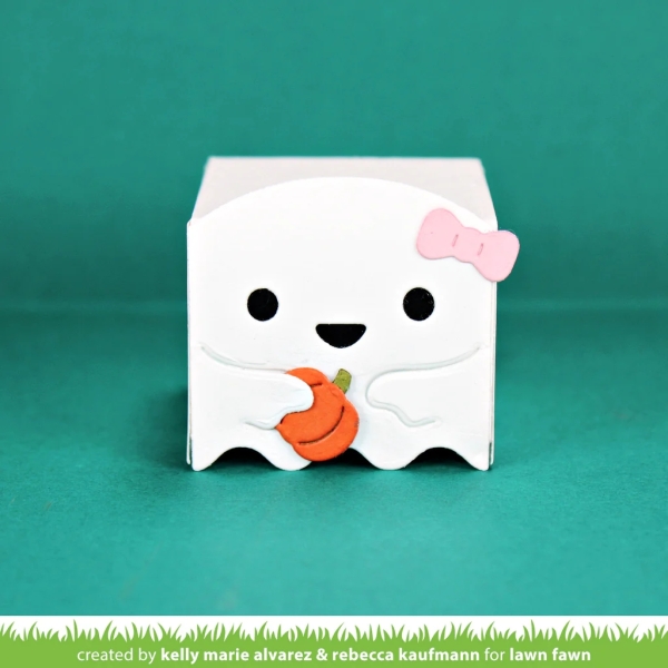 Tiny Gift Box Ghost Add-On, Stanze - Lawn Fawn