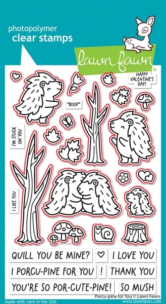 Porcu-pine for You, Stanze - Lawn Fawn