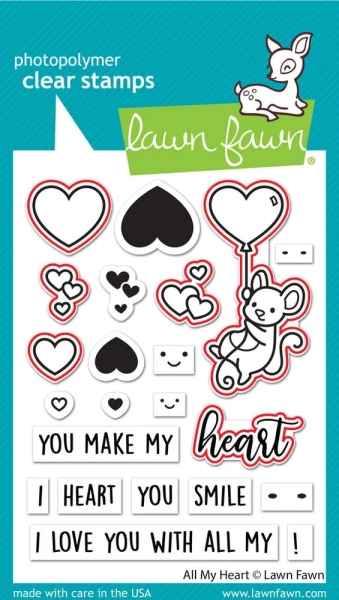 All My Heart, Stanze - Lawn Fawn