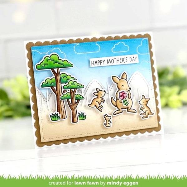 Kanga-rrific Add-On, Clearstamp - Lawn Fawn