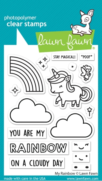 My Rainbow, Clearstamp - Lawn Fawn