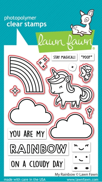 My Rainbow, Stanze - Lawn Fawn