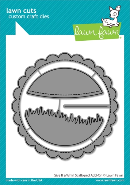 Give It A Whirl Scalloped Add-On, Stanze - Lawn Fawn