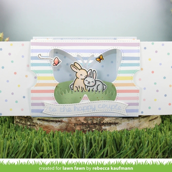 Ta-Da! Diorama! Butterfly Add-On, Stanze - Lawn Fawn