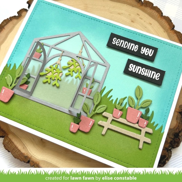 Build-A-Greenhouse, Stanze - Lawn Fawn
