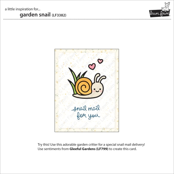 Garden Snail, Stanze - Lawn Fawn