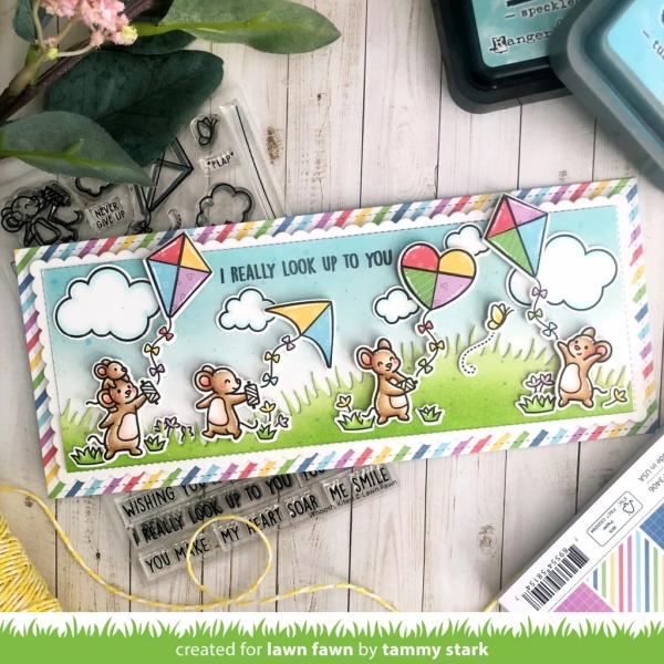 Whoosh, Kites!, Clearstamp - Lawn Fawn
