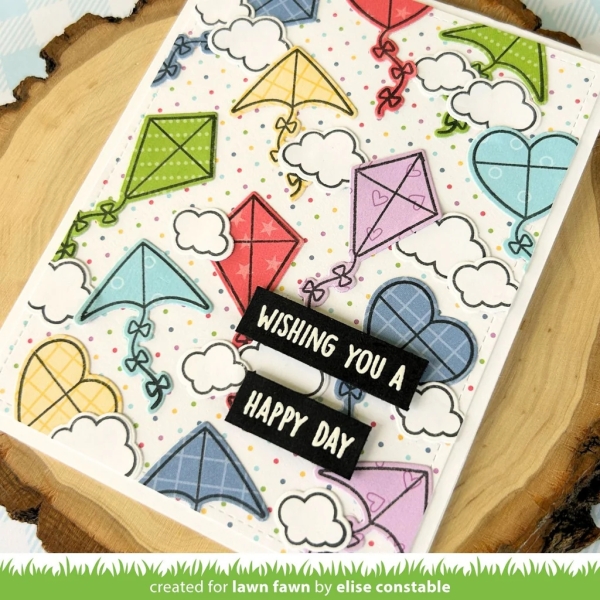 Whoosh, Kites!, Clearstamp - Lawn Fawn